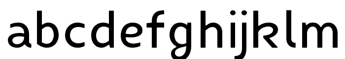 Fibon Neue Medium Round Font LOWERCASE