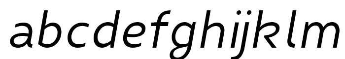 Fibon Neue Oblique Font LOWERCASE