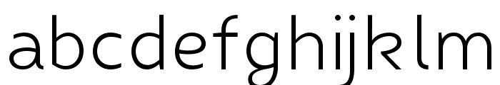 Fibon Neue SemiLight Font LOWERCASE