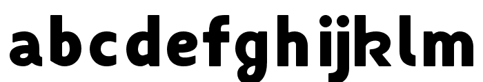 FibonNeue-BlackRound Font LOWERCASE