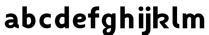 FibonNeue-ExtraBold Font LOWERCASE