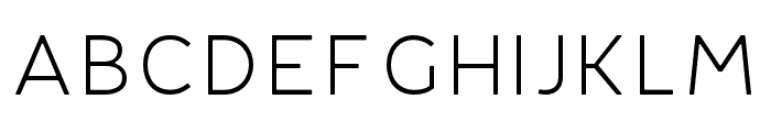 FibonNeue-LightRound Font UPPERCASE