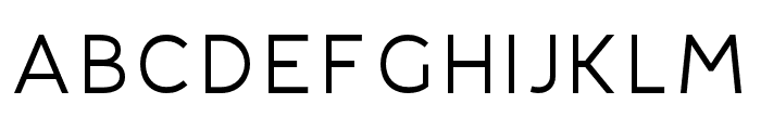 FibonNeue-Regular Font UPPERCASE