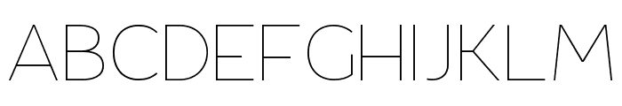 FibonSans-ExtraLight Font UPPERCASE