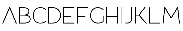 FibonSans-Light Font UPPERCASE
