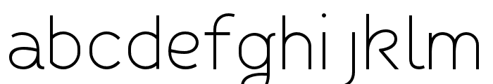 FibonSans-Light Font LOWERCASE