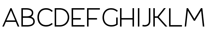 FibonSans-Regular Font UPPERCASE