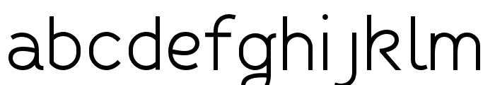 FibonSans-Regular Font LOWERCASE