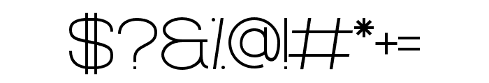 Filena SemiBold Font OTHER CHARS