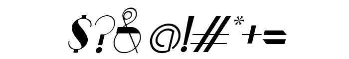 FirminItalic Font OTHER CHARS