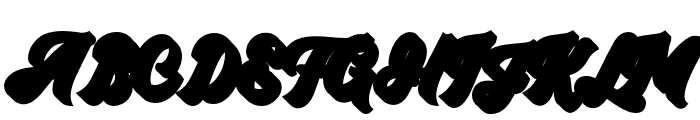 FlandersShadow Font UPPERCASE