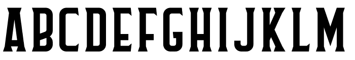 Flathead Round Serif Font UPPERCASE