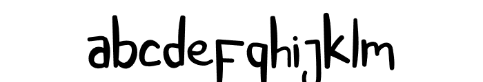 Flayuk Font LOWERCASE