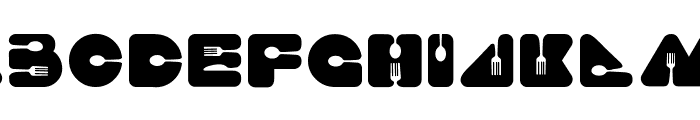 Food Craft Regular Font UPPERCASE