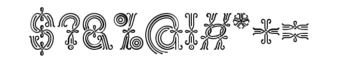 Forged Fence Font OTHER CHARS