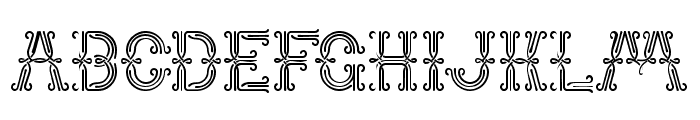 Forged Fence Font UPPERCASE