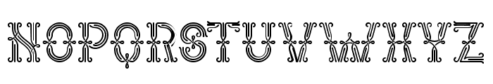 Forged Fence Font UPPERCASE