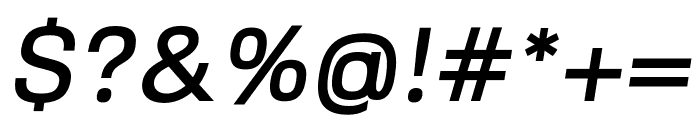 Foslin Bold Italic Font OTHER CHARS