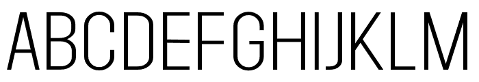 Foster Light Font UPPERCASE