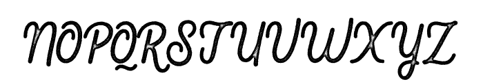 Fountaine Rough Font UPPERCASE