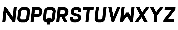 Frank Black Oblique Regular Font UPPERCASE