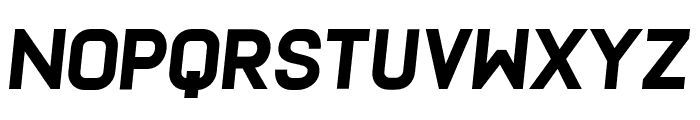 Frank Black Oblique Font UPPERCASE