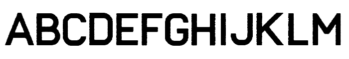 Frank Bold Rough Font UPPERCASE
