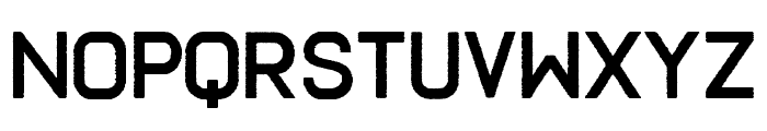 Frank Bold Rough Font LOWERCASE