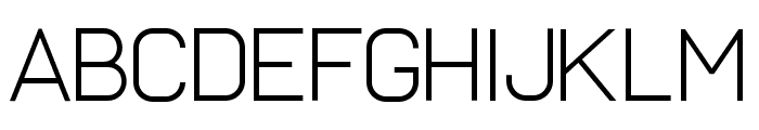 Frank Light Font UPPERCASE