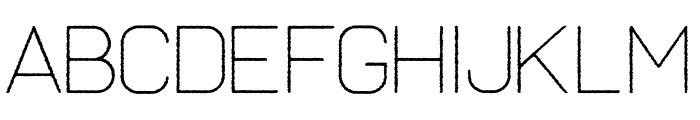 Frank Thin Rough Regular Font UPPERCASE
