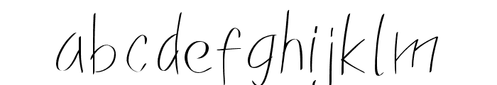 Franklin Light Font LOWERCASE
