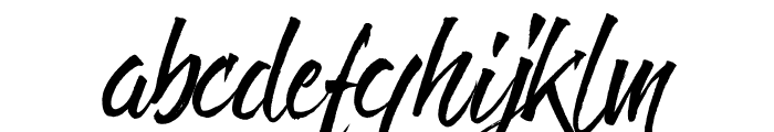 Fresh Script Font LOWERCASE