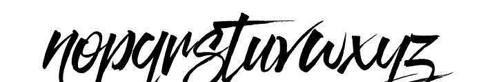 Fresh Script Font LOWERCASE