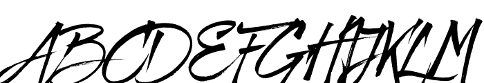 FreshScript Font UPPERCASE