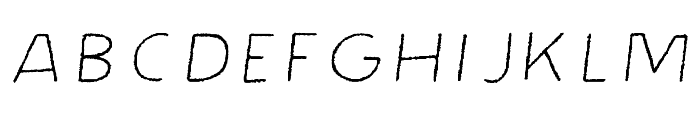 Fright Night Rough Lines Oblique Font UPPERCASE