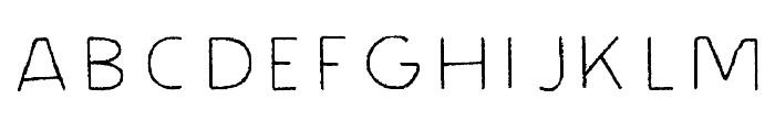 Fright Night Rough Lines Font UPPERCASE
