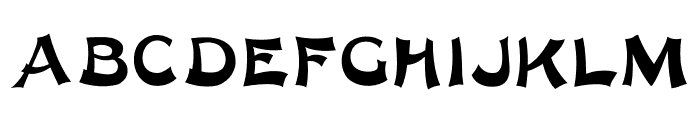 FunnyFrank Font UPPERCASE