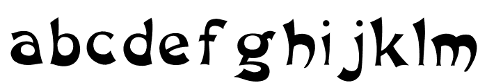 FunnyFrank Font LOWERCASE