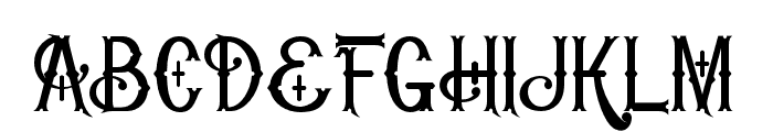 G.A Iron Horse Regular Font UPPERCASE