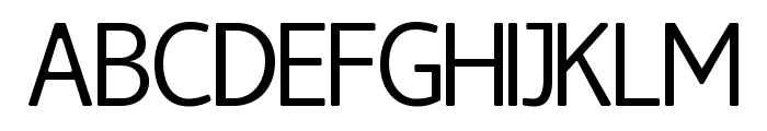 Galloway Regular Font UPPERCASE