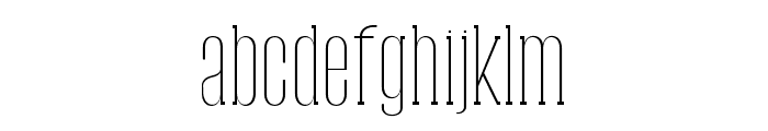 Galvin-Thin Font LOWERCASE