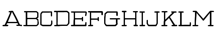 Gamblin-Regular Font UPPERCASE