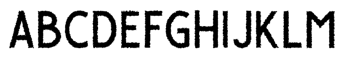 Gasolyn-Rough Font UPPERCASE