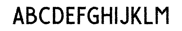 Gasolyn-Rough Font LOWERCASE