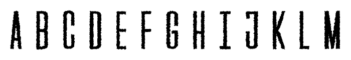 Gatsby Distorted Font LOWERCASE