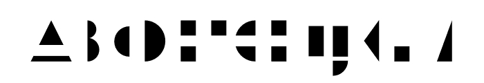 Geometricity-Shape Font LOWERCASE