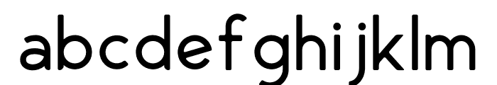 George Rounded Font LOWERCASE