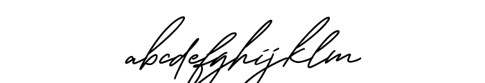 George Signature Font LOWERCASE