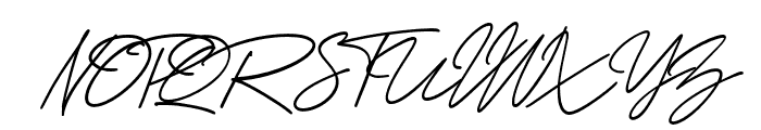 GeorgeSignature Font UPPERCASE