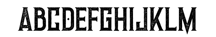 Giant Grunge Font UPPERCASE